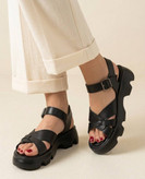 صندل زنانه چرم طبیعی تبریز (طبی)